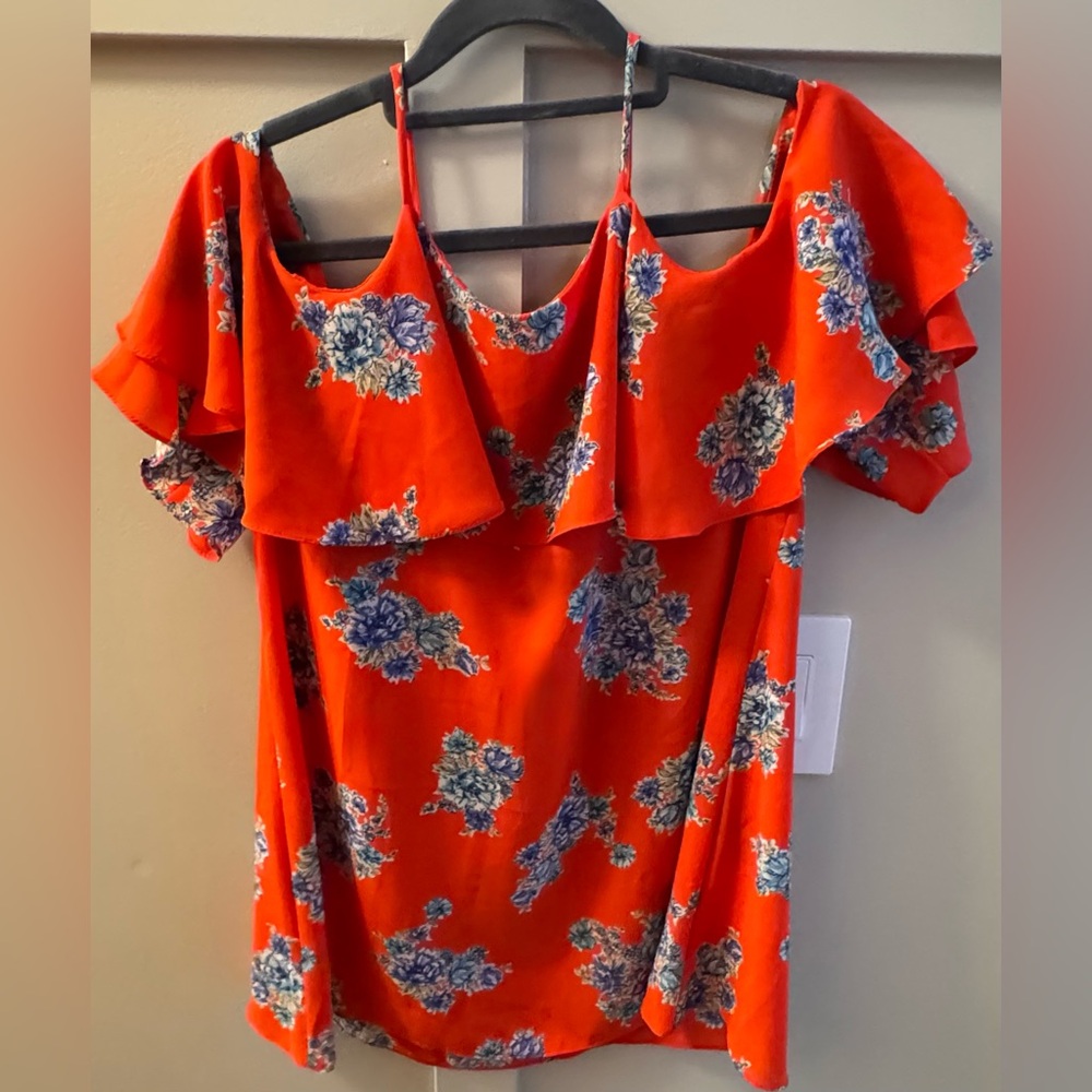 Floral Off-Shoulder Women Top